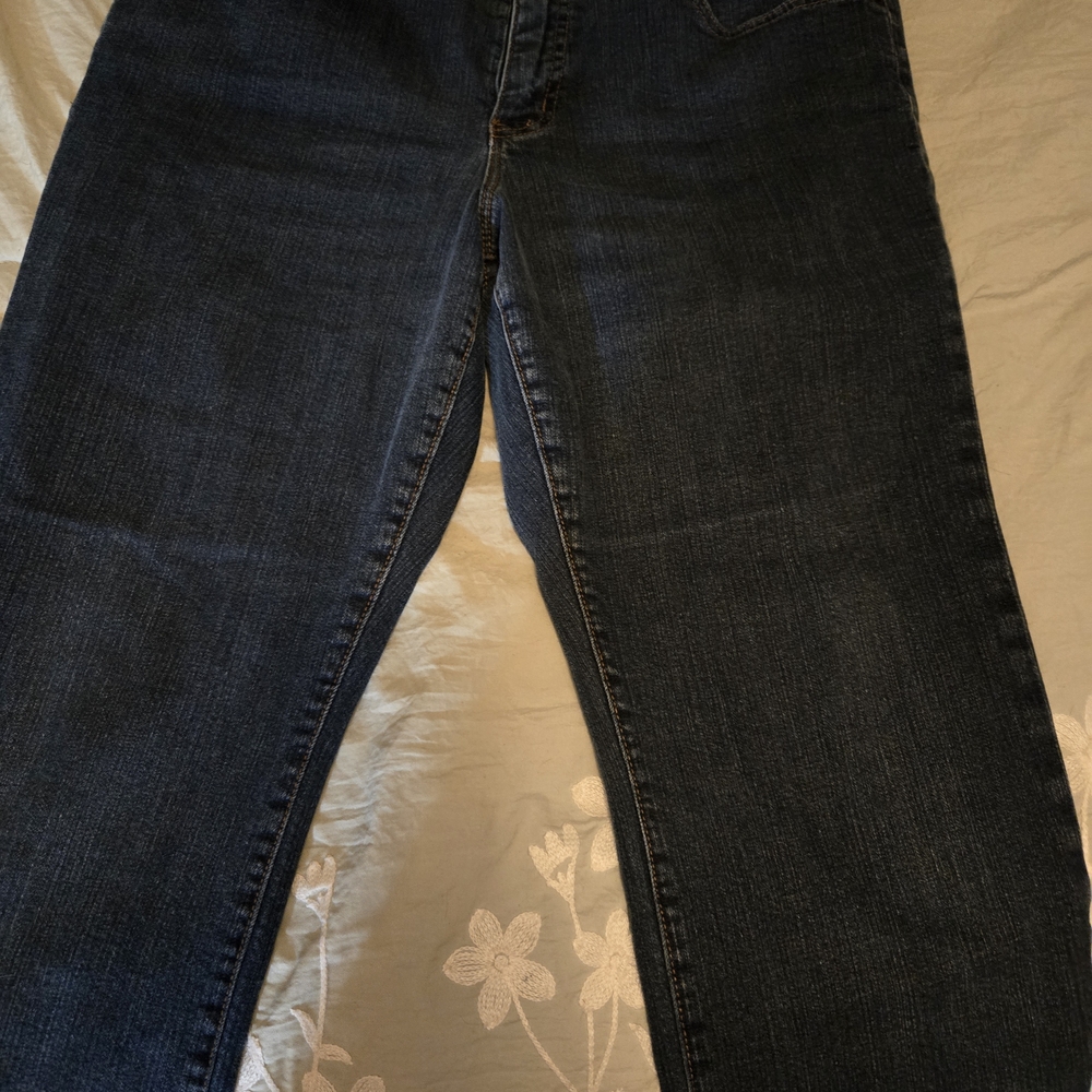 Chaps Women's Dark Blue Straight Jeans